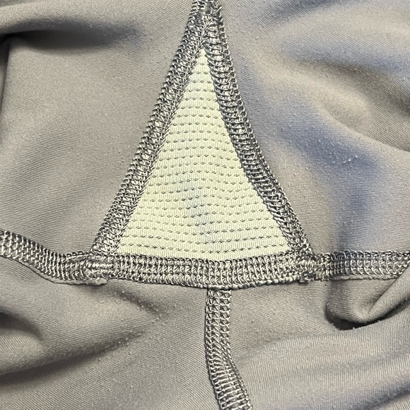 Athleta high rise medium petite Elation Flare Pant legging Lavender blue Gray - Picture 10 of 16